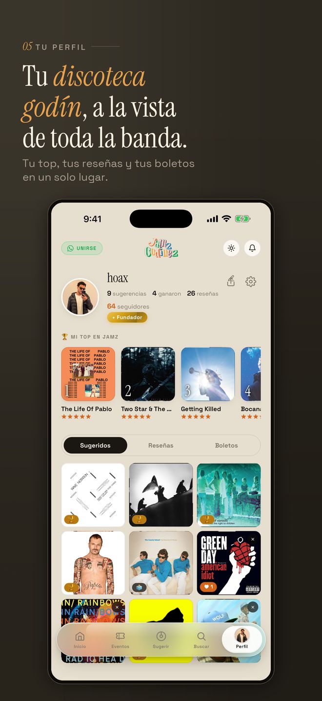 Jamz Godinez, pantalla 6