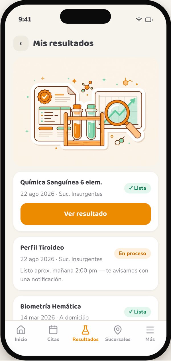 LAB2GO, pantalla 2