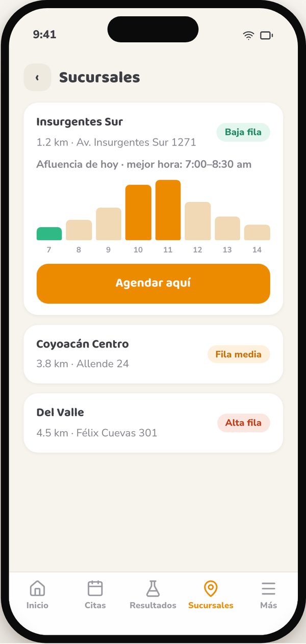 LAB2GO, pantalla 4